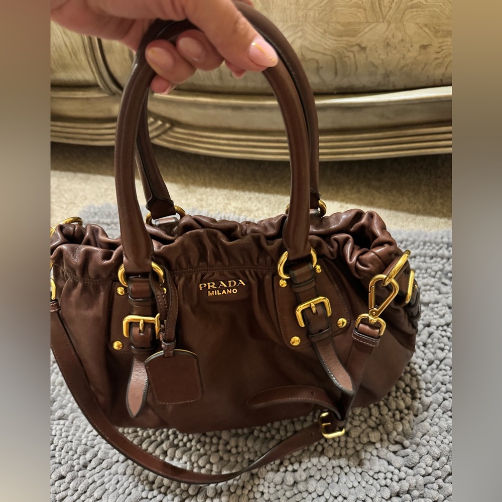 Brown Leather Handbag